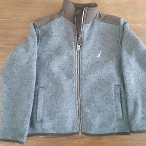 Nautica Boys L/G (6) Zip-Up Fleece Blue